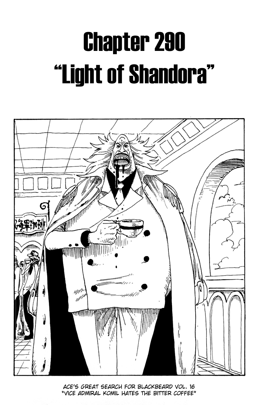One Piece, Chapter 290 image 01